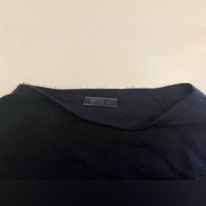 Vintage Prada 90s semi sheer boatneck sweater